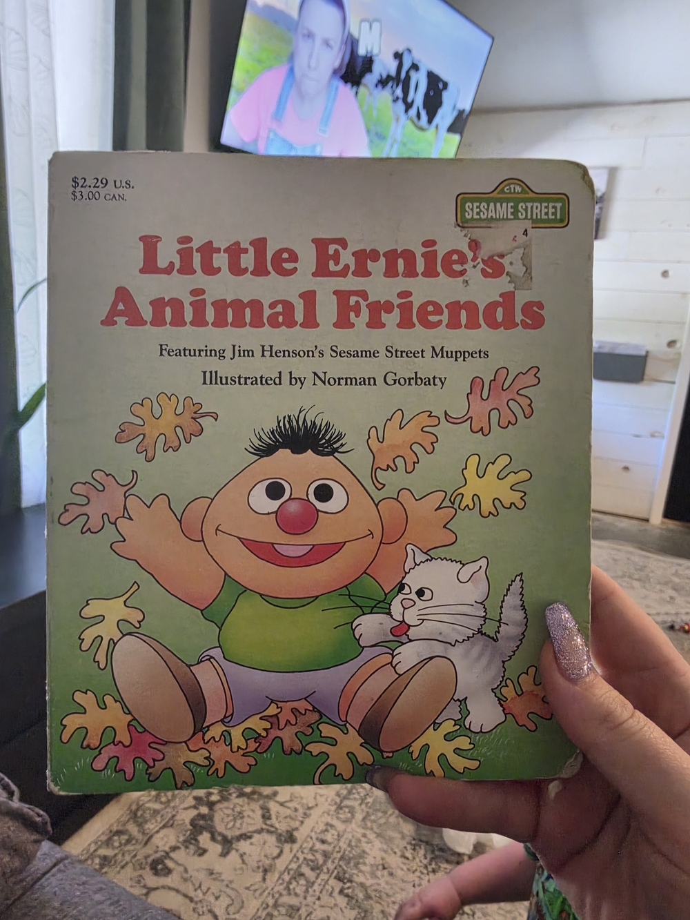 Sesame Street Little Ernie's Animal Friends - Green Cover